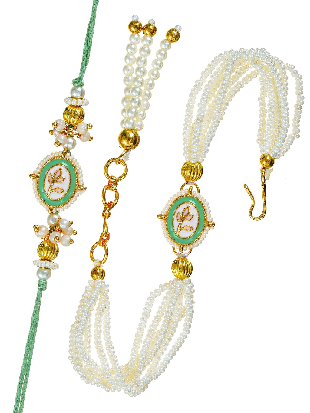 Traditional Rakhi Set with Free Chawal & Kumkum