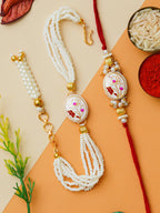 Traditional Rakhi Set with Free Chawal & Kumkum