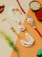 Traditional Rakhi Set with Free Chawal & Kumkum