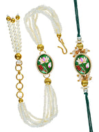 Traditional Rakhi Set with Free Chawal & Kumkum