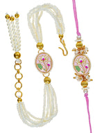 Traditional Rakhi Set with Free Chawal & Kumkum