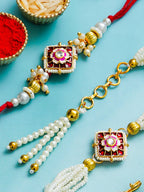 Traditional Rakhi Set with Free Chawal & Kumkum
