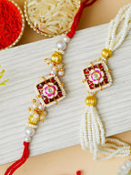 Traditional Rakhi Set with Free Chawal & Kumkum