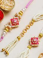 Traditional Rakhi Set with Free Chawal & Kumkum