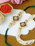 Traditional Rakhi Set with Free Chawal & Kumkum