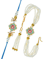 Traditional Rakhi Set with Free Chawal & Kumkum