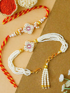 Traditional Rakhi Set with Free Chawal & Kumkum