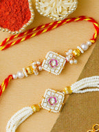 Traditional Rakhi Set with Free Chawal & Kumkum