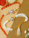 Traditional Rakhi Set with Free Chawal & Kumkum