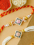 Traditional Rakhi Set with Free Chawal & Kumkum