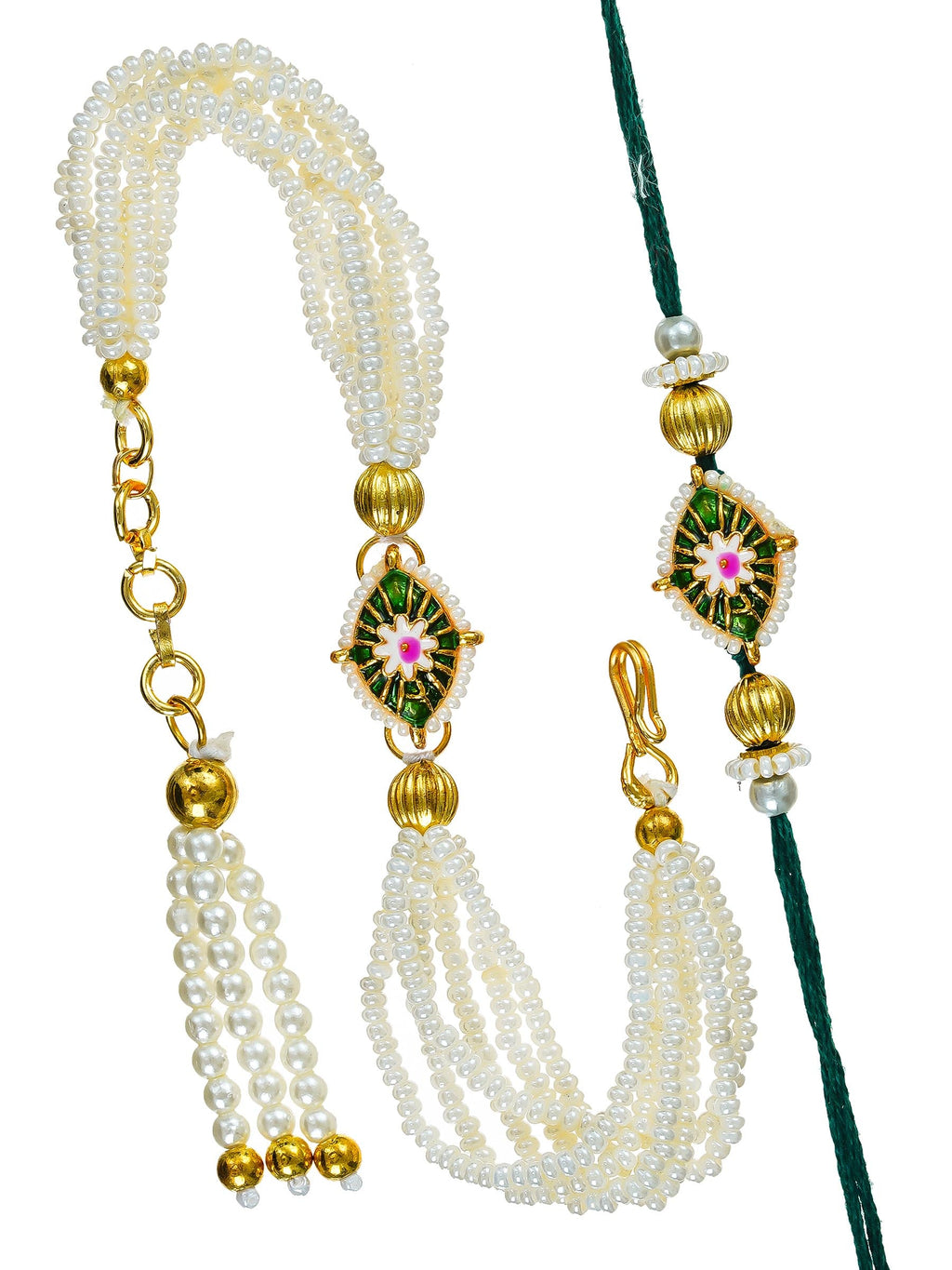 Traditional Rakhi Set with Free Chawal & Kumkum