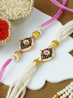 Traditional Rakhi Set with Free Chawal & Kumkum