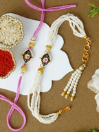 Traditional Rakhi Set with Free Chawal & Kumkum