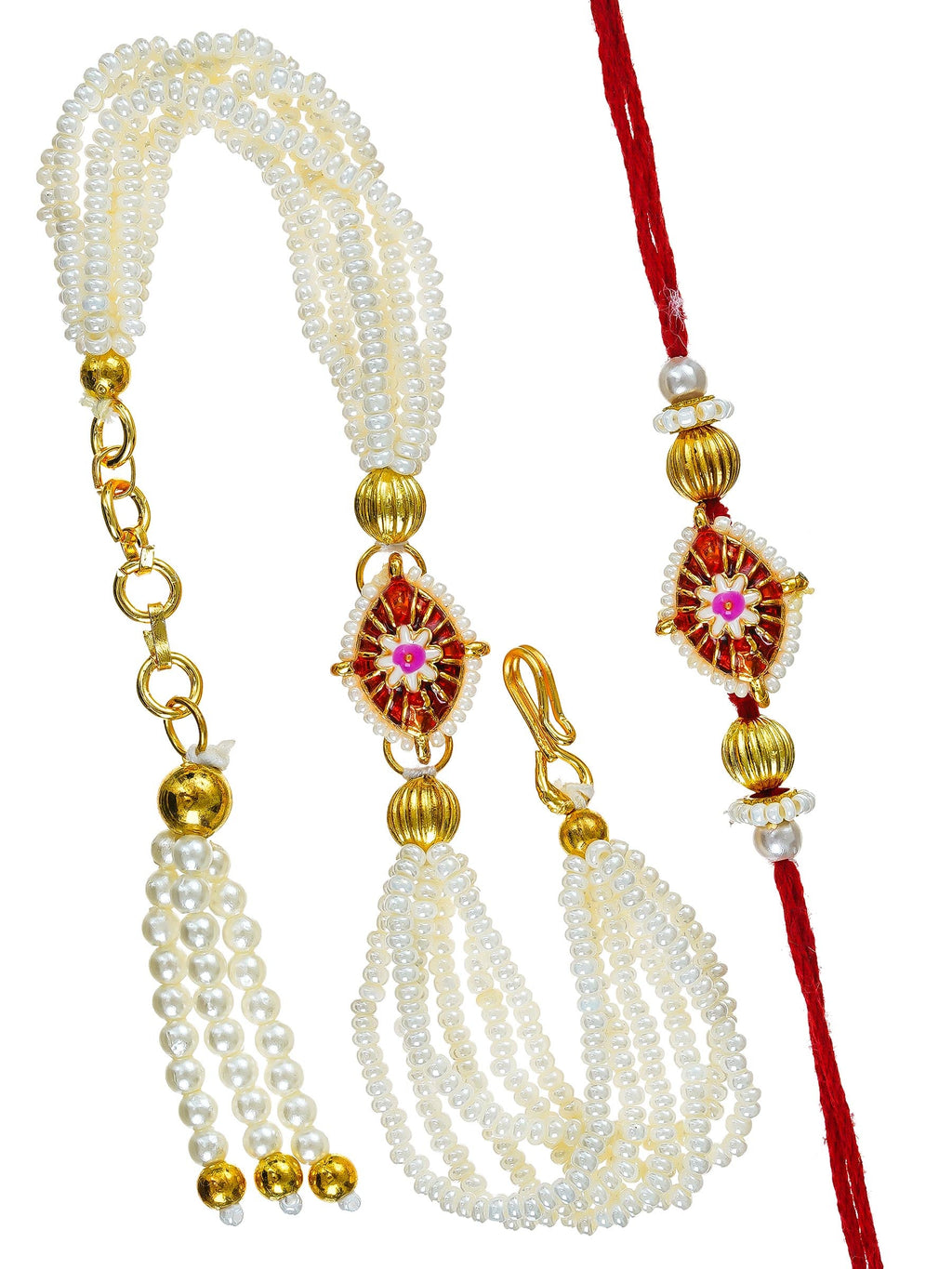 Traditional Rakhi Set with Free Chawal & Kumkum