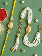 Traditional Rakhi Set with Free Chawal & Kumkum