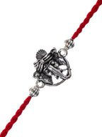 Ganesh Rakhi – Traditional Metal Rakhis – Free Chawal & Kumkum