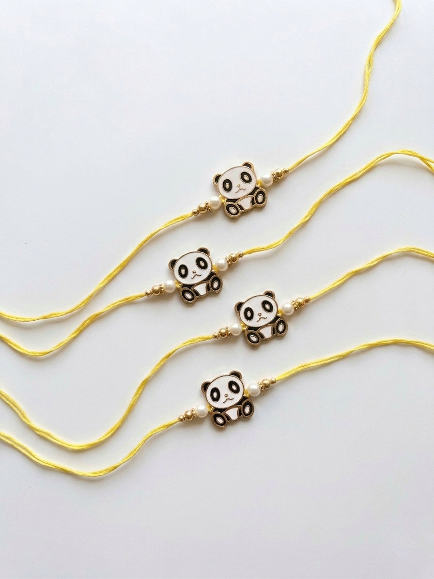 Panda Adorable Kids Rakhi Set