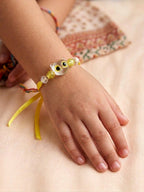 Crystal Beaded Designer Rakhi Set