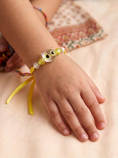 Crystal Beaded Designer Rakhi Set
