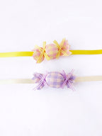 Pastel Candy Ribbon Headband Rakhi