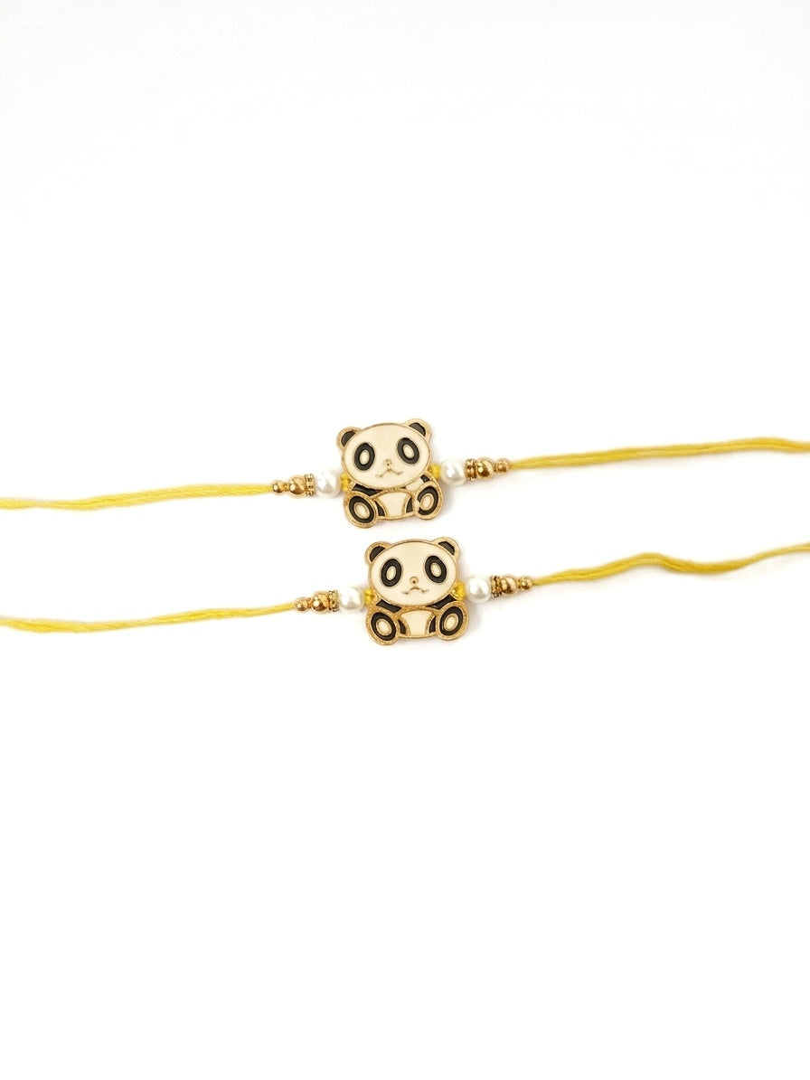 Adorable Pearl Rakhi Set