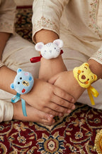 Premium Plush Character Rakhi Set