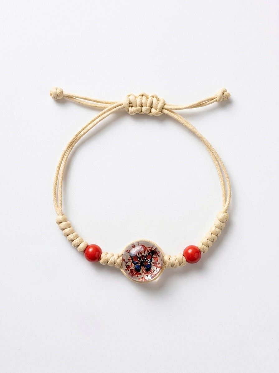 Elegant Butterfly Charm Rakhi