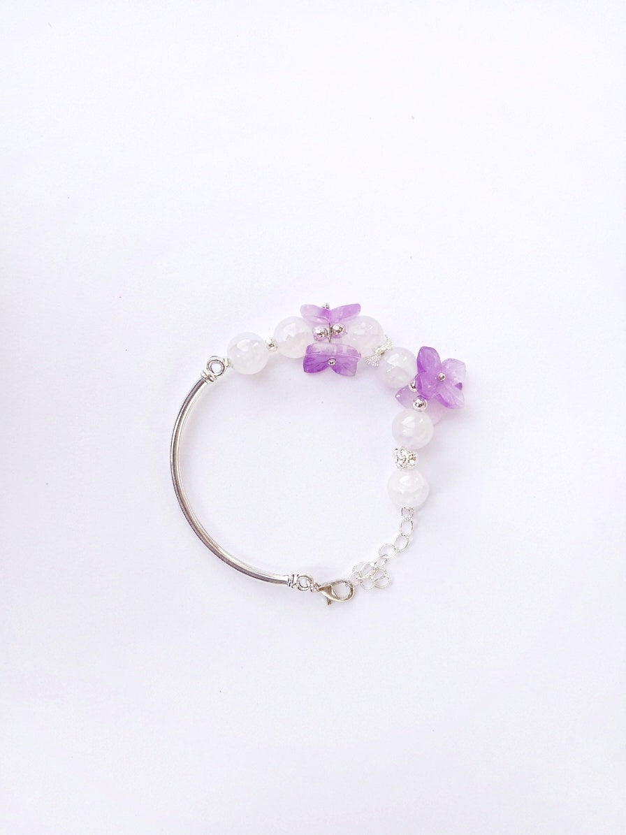 Natural Amethyst Butterfly Rakhi
