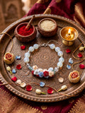 Premium Floral Charm Rakhi