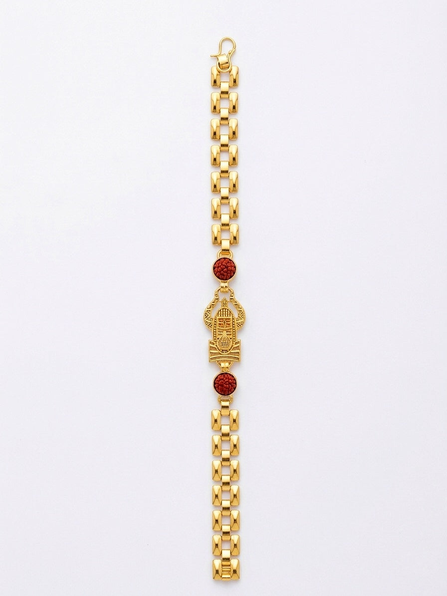 Divine Hamsa Hand Rudraksha Rakhi