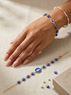Evil Eye Bhai-Bhabhi Rakhi Set