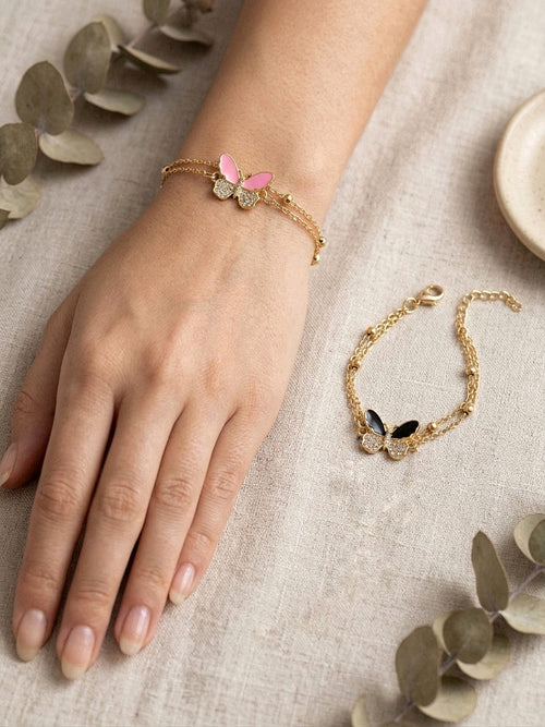Butterfly Couple Rakhi Set