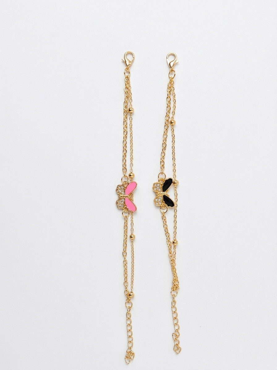 Butterfly Couple Rakhi Set