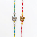 Shivling Rakhi Set with Traditional Sacred Thread