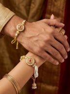 Pearl Bhaiya Bhabhi Rakhi Set