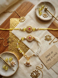 Pearl Bhaiya Bhabhi Rakhi Set