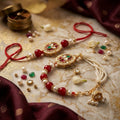 Ruby Bhaiya Bhabhi Rakhi Set