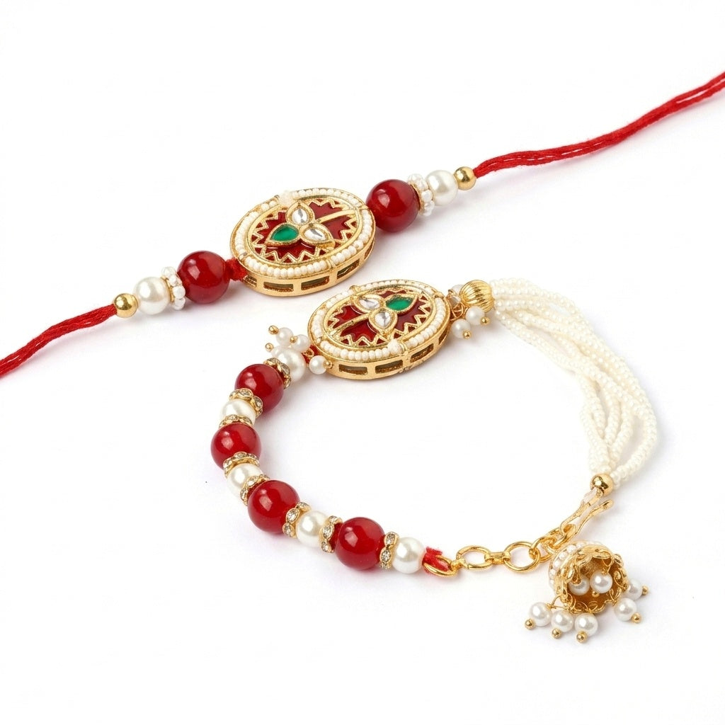 Ruby Bhaiya Bhabhi Rakhi Set