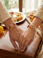 Ruby Bhaiya Bhabhi Rakhi Set