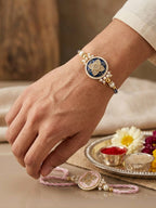 Royal Floral Rakhi Set