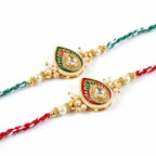 Pearl Paisley Rakhi Set