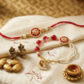 Ruby Pearl Bhaiya Bhabhi Rakhi Set