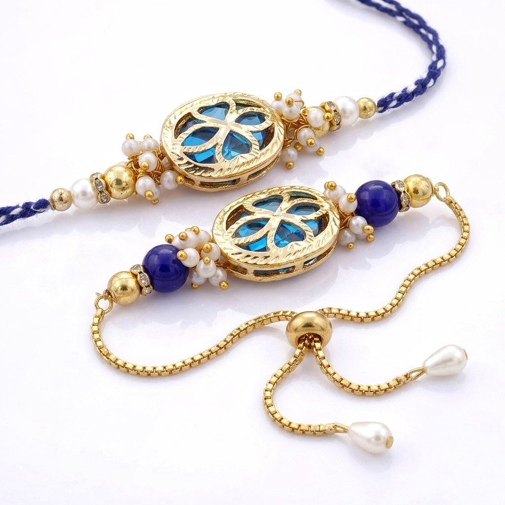 Sapphire Bhaiya Bhabhi Rakhi Set