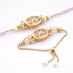 Blush Bloom Bhaiya Bhabhi Rakhi Set