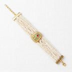 Heritage Pearl Multi-Strand Bracelet Rakhi Set