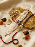 Midnight Blue Pearl Rakhi Set