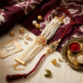 Elegant Pearl Rakhi Set