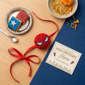Spider Hero Plush Kids Rakhi Set