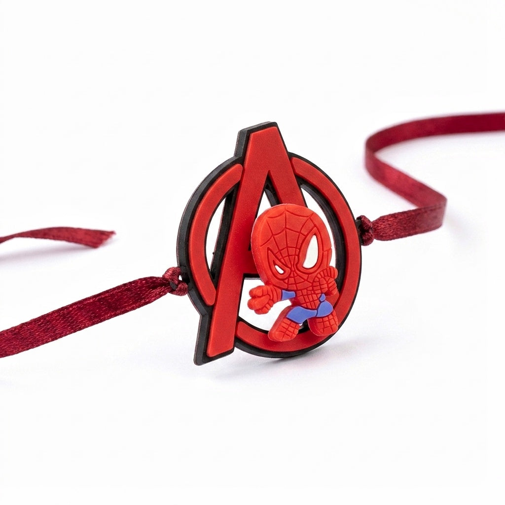 Spider Hero Avengers Kids Rakhi Set