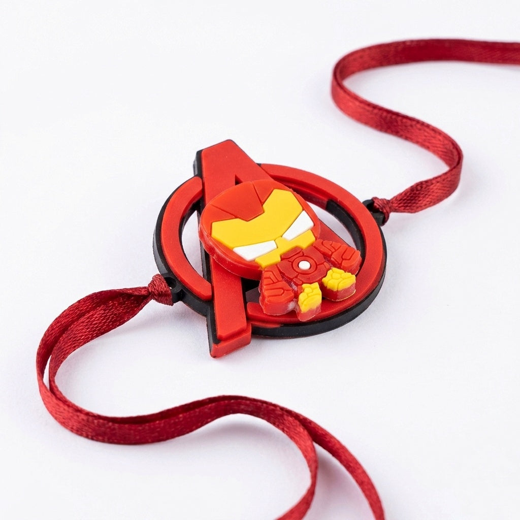 Iron Hero Avengers Kids Rakhi Set